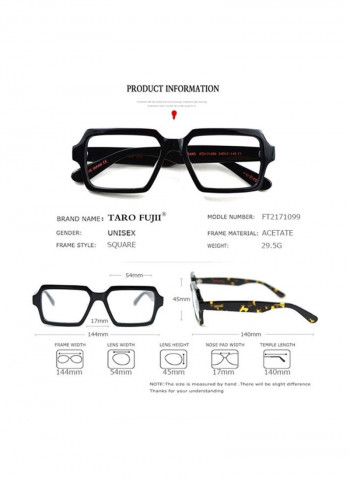 Men's Hexagon Eyeglasses Frame