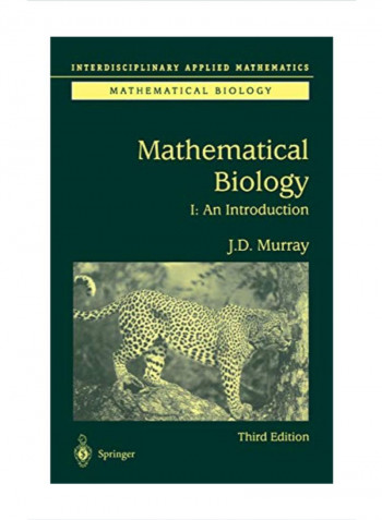 An Introduction To Mathematical Biology Hardcover 3