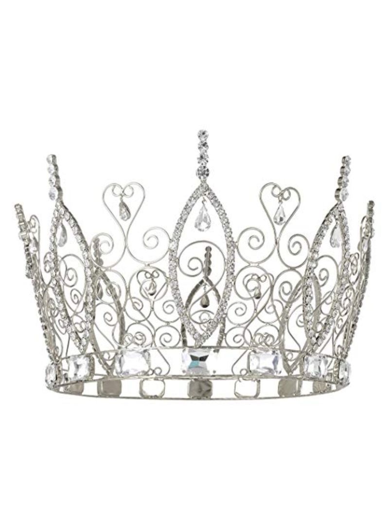 Pageant Party King Crown Silver