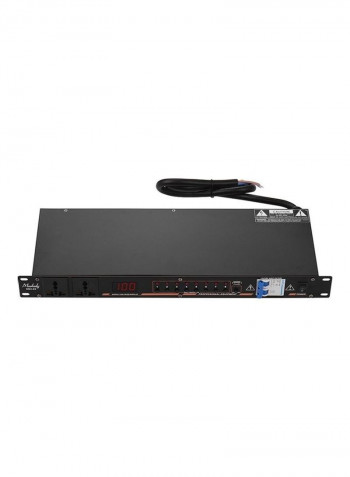 DB2-02 10-Outlet Rack Mount Power Sequence Controller Surge Protector With LED Display