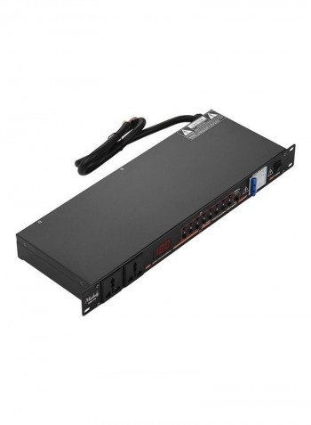DB2-02 10-Outlet Rack Mount Power Sequence Controller Surge Protector With LED Display