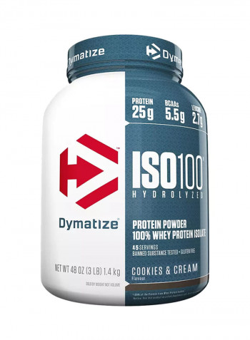 Iso100 Zero Carbwhey C&C 3lb 6/Cs