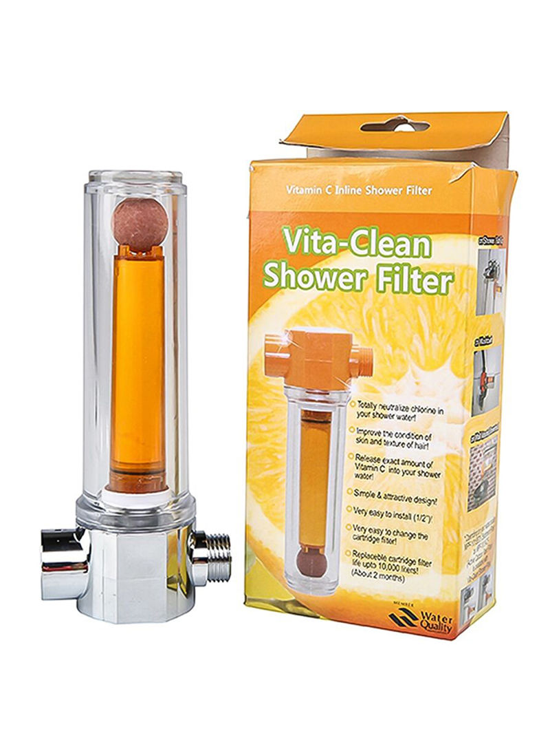 Sonaki Vita-clean Vitamin C Inline Shower Filter Silver 34millimeter