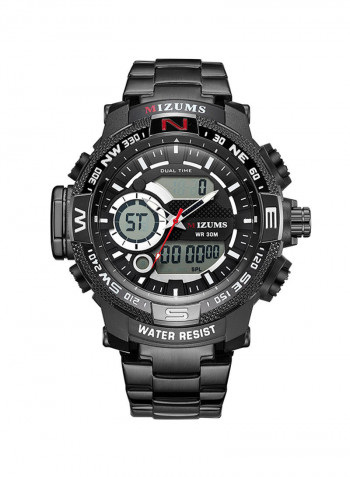 Men's Stainless Steel Analog Digital Watch NNSB03708273