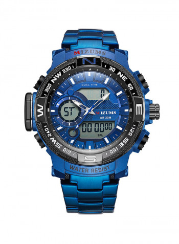 Men's Stainless Steel Analog Digital Watch NNSB03708274