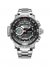 Men's Stainless Steel Analog Digital Watch NNSB03708276