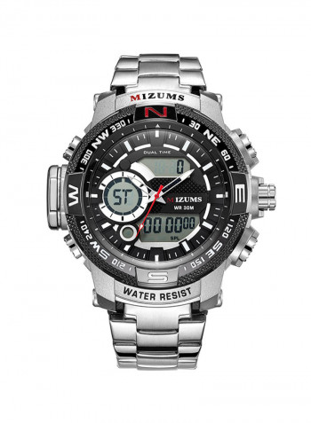 Men's Stainless Steel Analog Digital Watch NNSB03708276