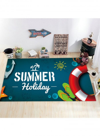 Rug Letter Pattern Cartoon Comfortable Carpet Multicolour 120 x 160cm