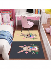 1-Piece Patchwork Cute Animal Pattern Carpet Multicolour 120 x 160cm