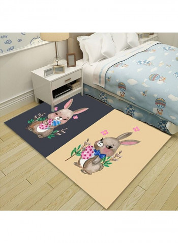 1-Piece Patchwork Cute Animal Pattern Carpet Multicolour 120 x 160cm