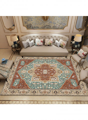Dustproof European Style Carpet Multicolour 120 x 160cm