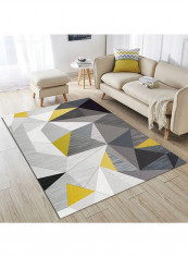 Geometric Pattern Floor Rug Multicolour 120x160cm