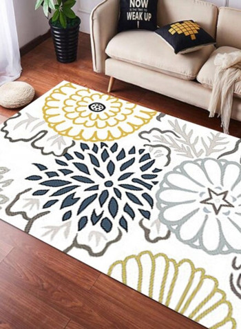 1 Piece Living Room Rug Floral Pattern Anti-Slip Softness Carpet multicolour 120*160(W*L)cmcm
