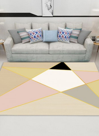 1 Piece Living Room Rug Geometric Pattern Sweet Anti-Slip Carpet multicolour 120*160(W*L)cmcm