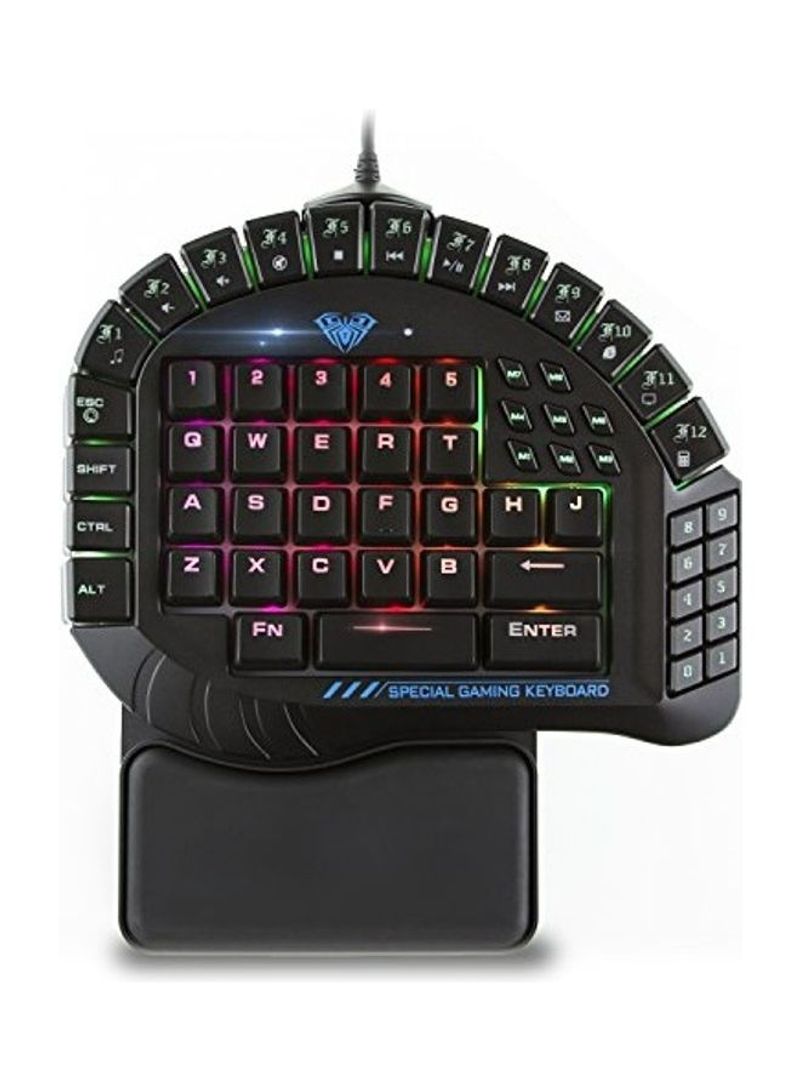 30-Key One Handed Mechanical Gaming Keyboard