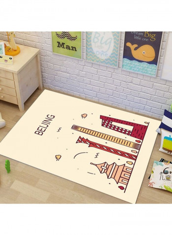 Rug Fashion Cartoon Durable Floor Carpet Multicolour 120 x 160cm