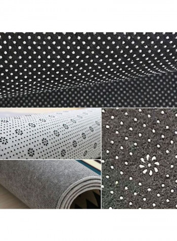 3D Printed Geometry Patterned Non-Slip Floor Carpet Multicolour 140x200cm