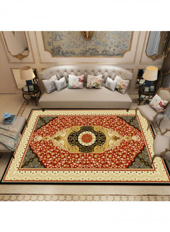 Floral Pattern Anti-Slip Floor Rug Multicolour 120x160cm