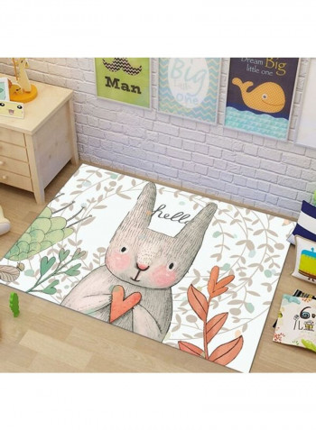 1-Piece Foldable Fashion Cartoon Carpet Multicolour 120x160cm