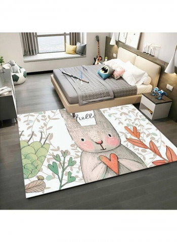 1-Piece Foldable Fashion Cartoon Carpet Multicolour 120x160cm