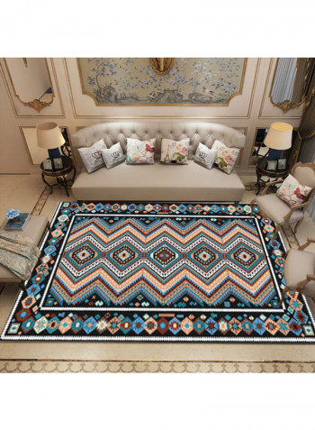 Geometric Pattern Floor Rug Multicolour 120x160cm