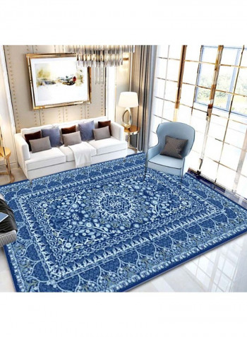 European Style Soft Rug Blue 120x160cm