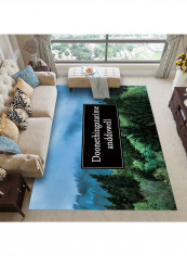 Plant Pattern  Anti-Slip Carpet Multicolour 120x160cm