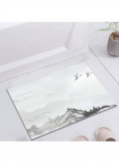 1-Piece Hotel Rug Simple Vintage Classic Carpet White 120 x 160cm