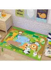 Animal Pattern Carpet Multicolour 120x160cm