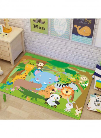 Animal Pattern Carpet Multicolour 120x160cm