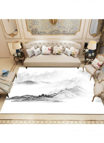 Luxury Simple Creative Carpet White 120x160cm
