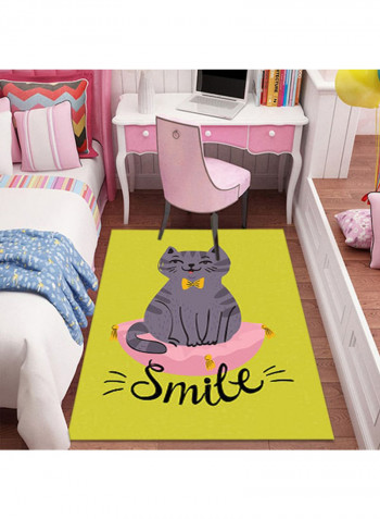Cute Animal Pattern Carpet Multicolour 120x160cm