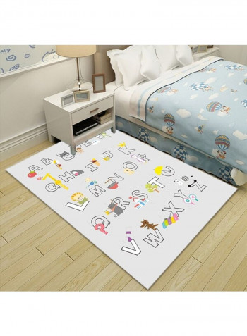 1-Piece Foldable Fashion Cartoon Carpet Multicolour 120 x 160cm