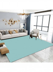 Modern Style Water Absorption Carpet Blue 120x160cm