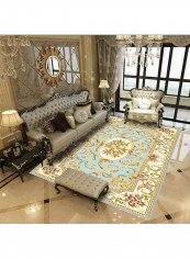 Vintage Pattern Anti-Skid Rug Multicolour 140x200cm