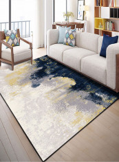 Abstract Printed Rug Multicolour 140x200cm