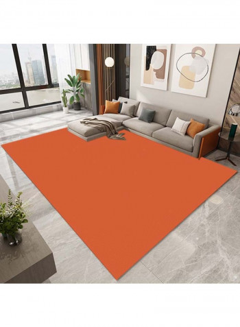 Modern Style Anti-Skidding Carpet Orange 120x160cm