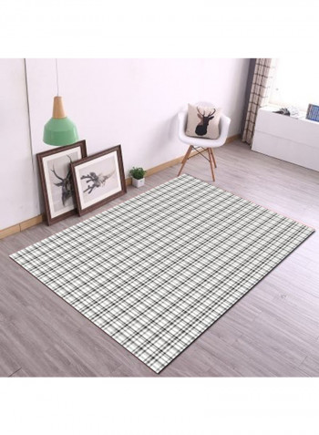 Check Pattern Floor Rug Multicolour 120x160cm