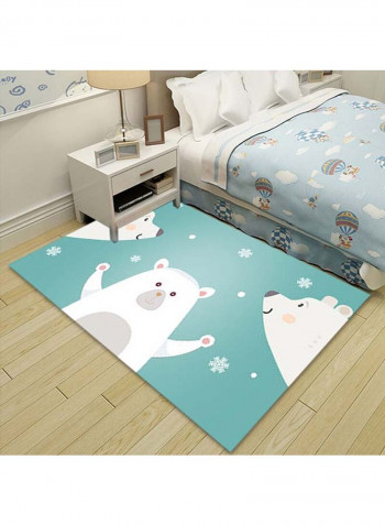 Bedroom Rug Anti-Slip Cute Animal Pattern Carpet Multicolour 120 x 160cm