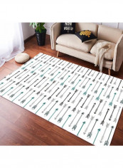 Arrow Pattern Durable Carpet Multicolour 120x160cm