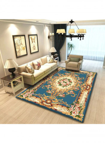 European Style Classic Floral Pattern Rug Multicolour 140x200cm