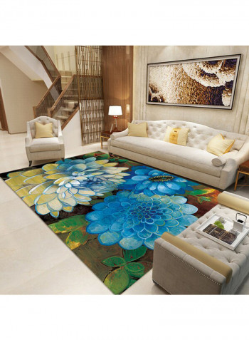 Floral Pattern Rug Multicolour 120x160cm