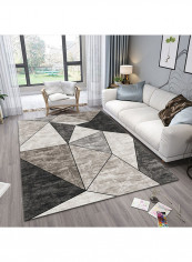 Anti-Skid Ethnic Style Creative Floor Carpet Multicolour 120 x 160cm