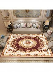 European Style Anti-Skidding Floral Pattern Carpet Multicolour 120x160cm