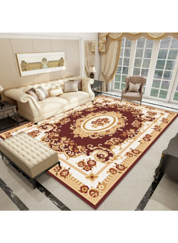 European Style Anti-Skidding Floral Pattern Carpet Multicolour 120x160cm