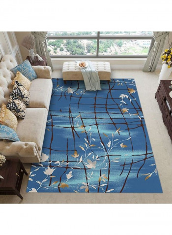 Modern Simple Flant Pattern Floor Carpet Multicolour 140 x 200cm