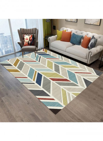 Geometry Patterned Carpet multicolour 140x200cm