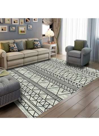 Rug Nordic Style Anti-Slip Geometric Pattern Carpet Multicolour 120 x 160cm