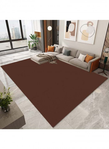 Modern Style Anti-Skidding Carpet Brown 120x160cm