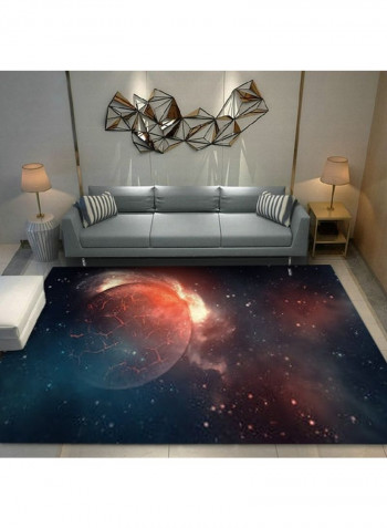 3D Printed Modern Style Carpet Multicolour 120x160cm